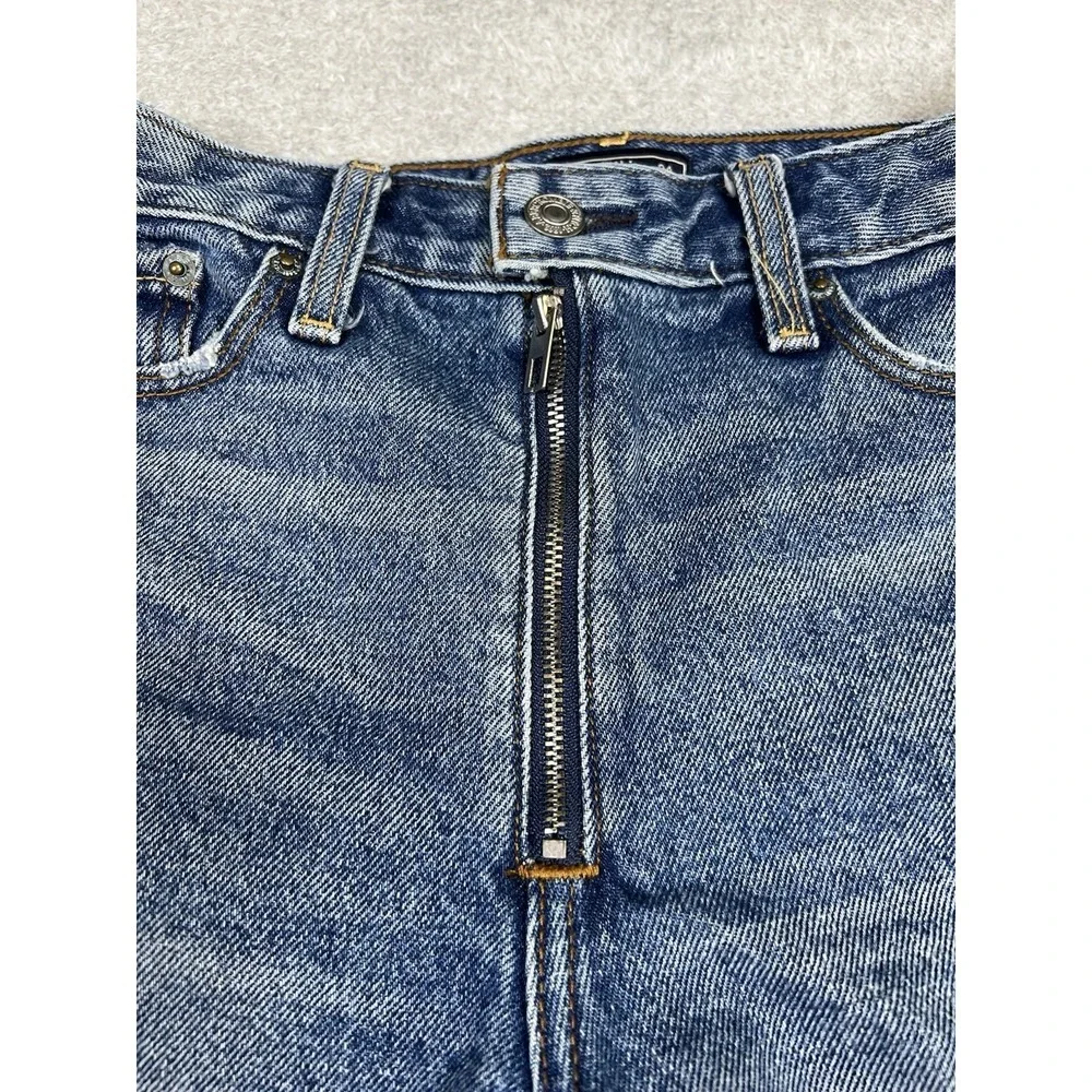 Abercrombie and Fitch‎ Women's Annie High Rise Shorts Blue Size 00
